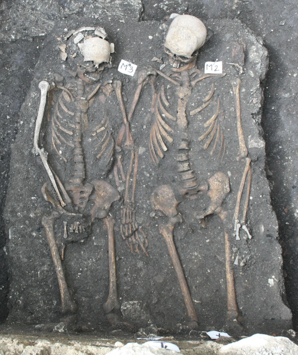 The Lovers of Cluj-Napoca were discovered in 2013. Photo: Adrian Andrei Rusu and Institute of Archaeology and Art History, CC BY-SA 4.0