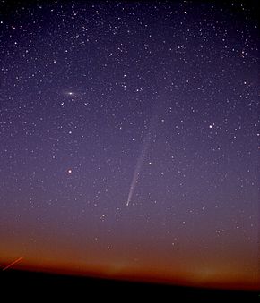 Comet C/2004 F4 - Bill’s last discovered comet. Courtesy Wikipedia
