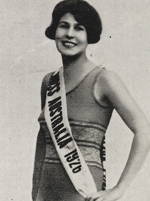 Portrait Beryl Mills, Miss Australia 1926. Photo care of State Library of New South Wales