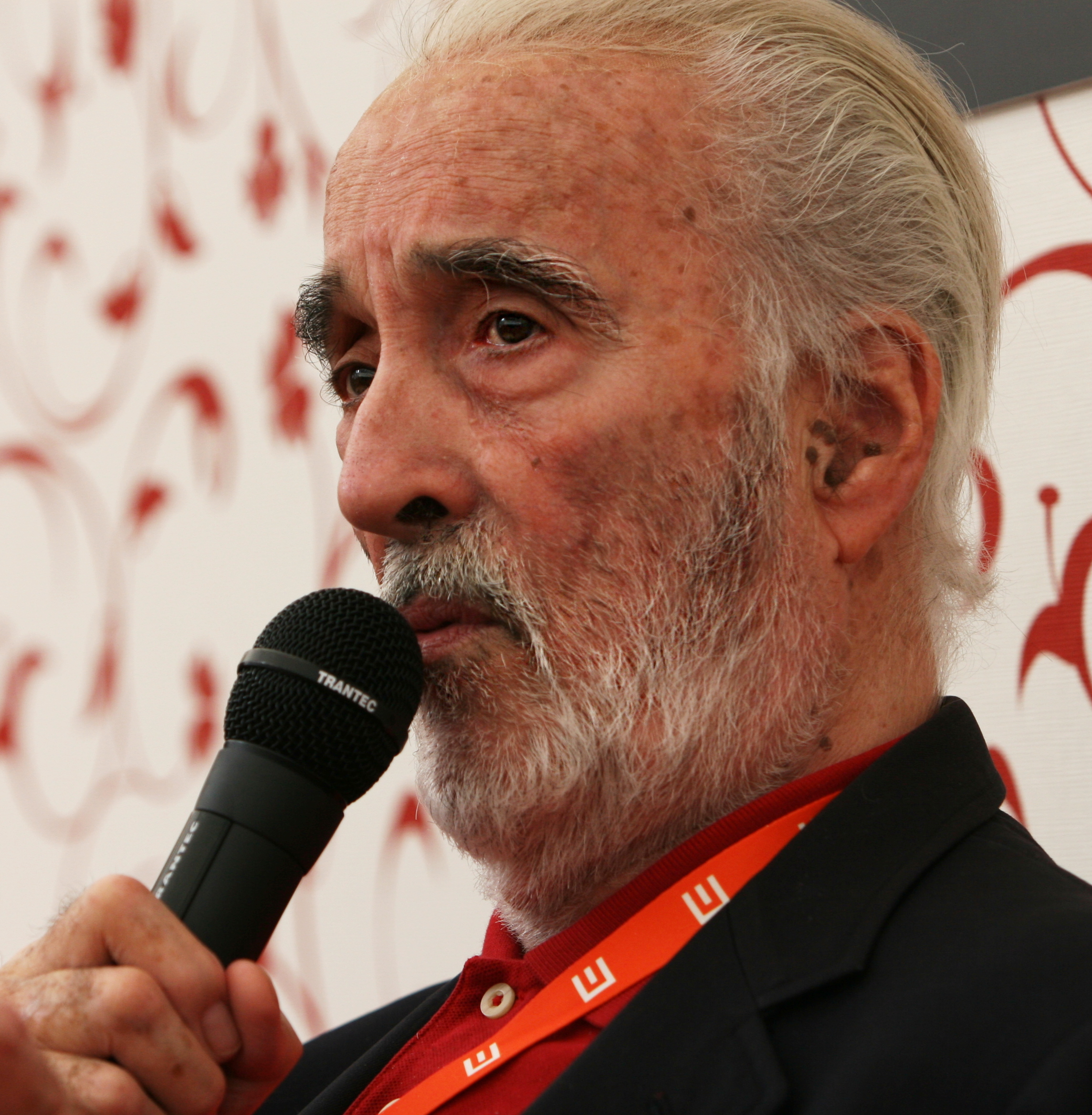 Christopher Lee was a classic film villain, including in the Star Wars trilogy. Photo: Petr Novák, Wikipedia, CC BY-SA 2.5 