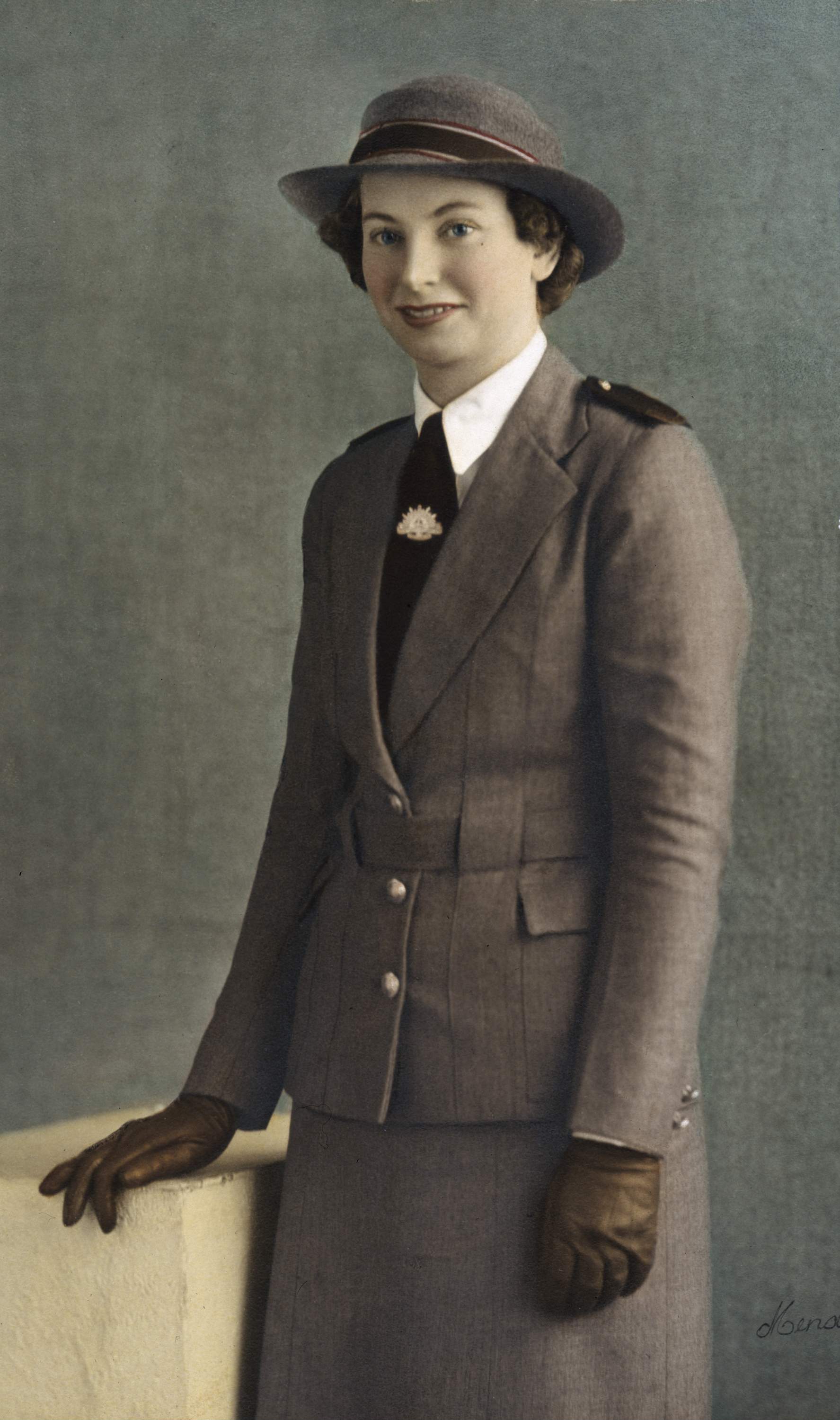 Nurse Vivian Bullwinkel, in service dress uniform.
