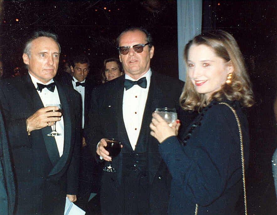 Dennis Hopper and Jack Nicholson at the 62nd Academy Awards
