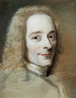 Pastel of Voltaire by Maurice Quentin de La Tour, 1735