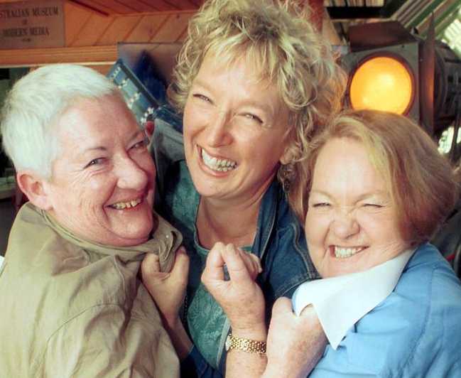 Three of the meanest top dogs from TV show 'Prisoner': Anne Phelan, Glenda Linscott and Val Lehman.