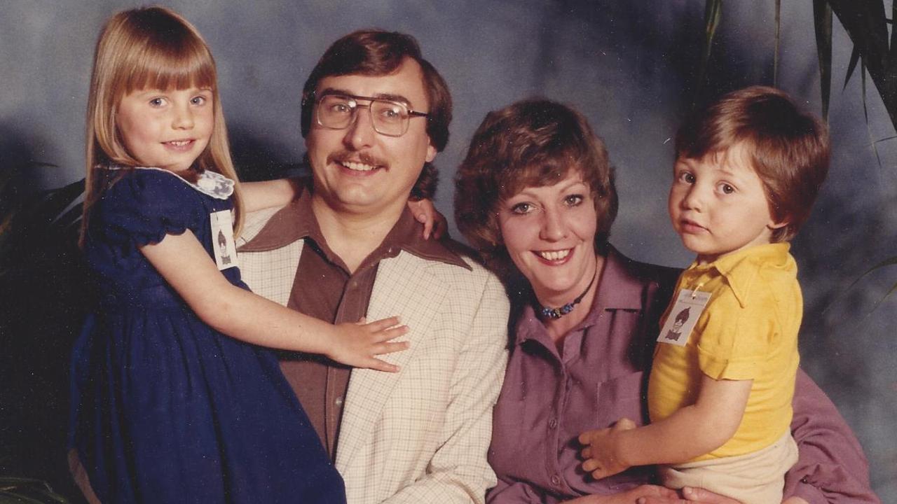 David and Noela Withington with their children Sally and Chris in 1979.