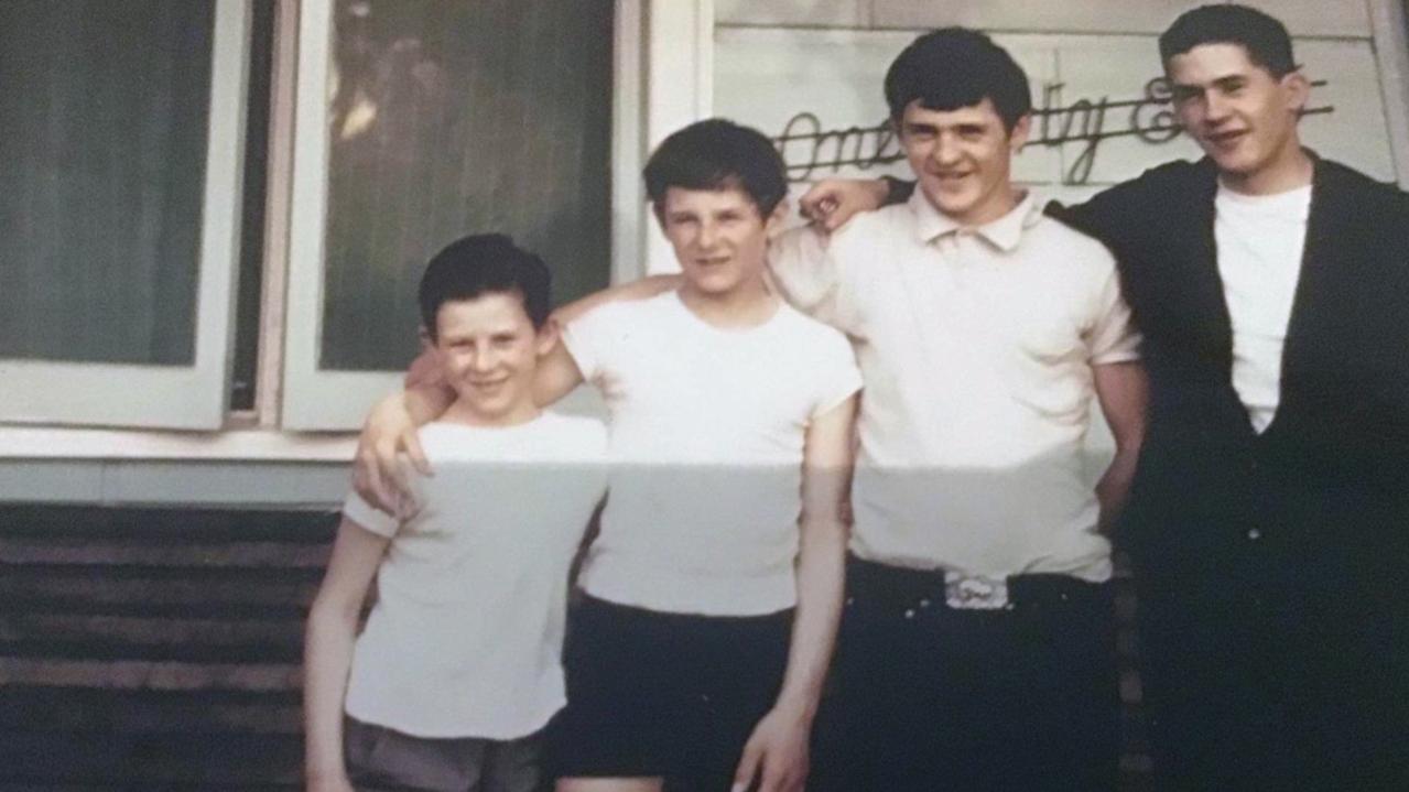 The Bridgeman brothers: from left, Geoff, Keith, Stan and Steven.