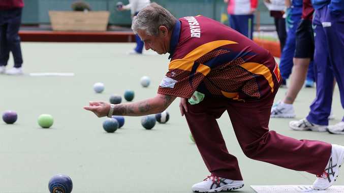 Keith Bridgeman loved playing bowls and being part of the Drysdale Bowling Club community. He’s pictured playing Div 1 Bowls for the club. Pic: Peter Ristevski