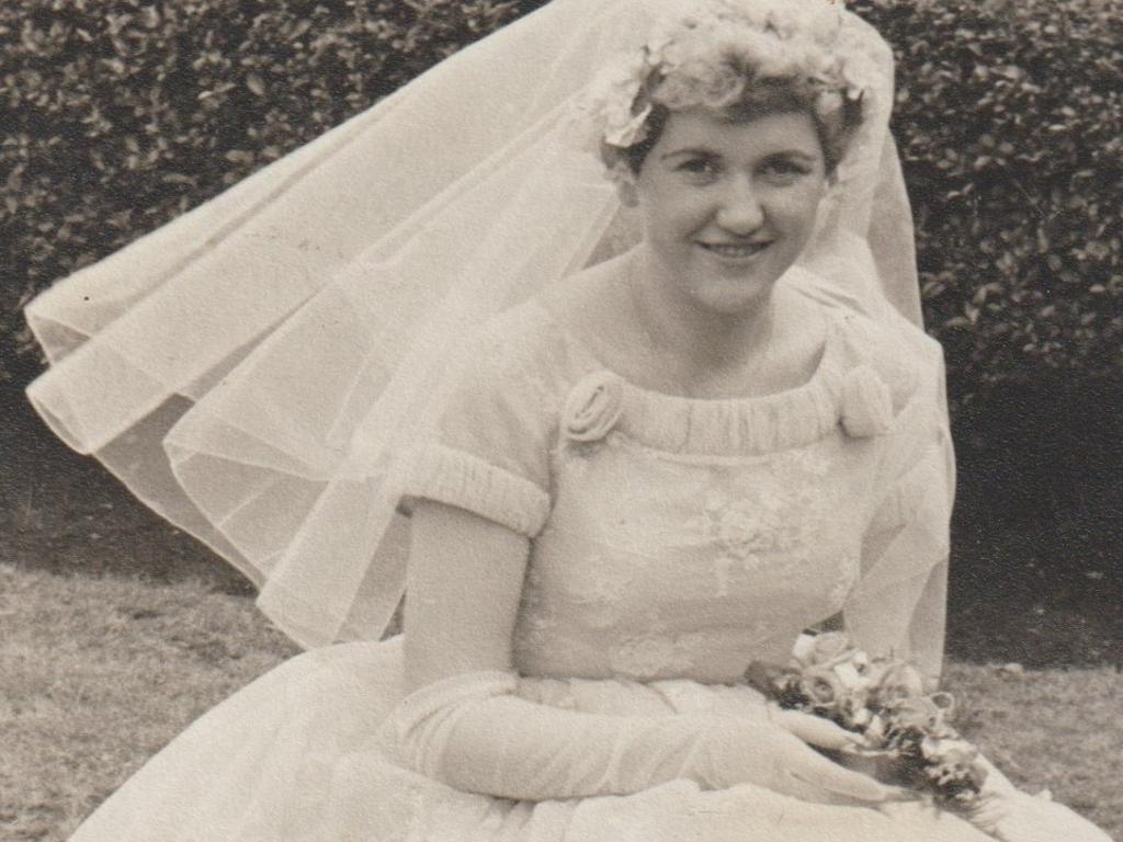 Clifton Springs resident Betty Spence on pictured on her wedding day in Ireland.