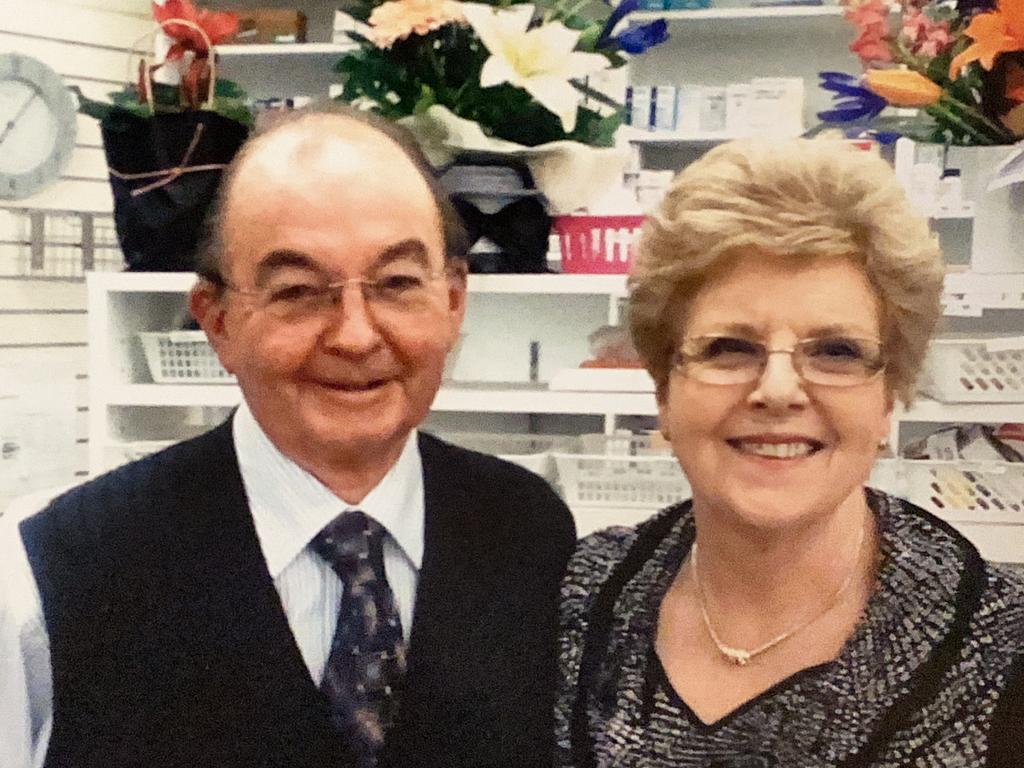 David Brown, who died last month aged 85, ran David Brown Pharmacy in Howrah for 41-years with his wife Jenifer.