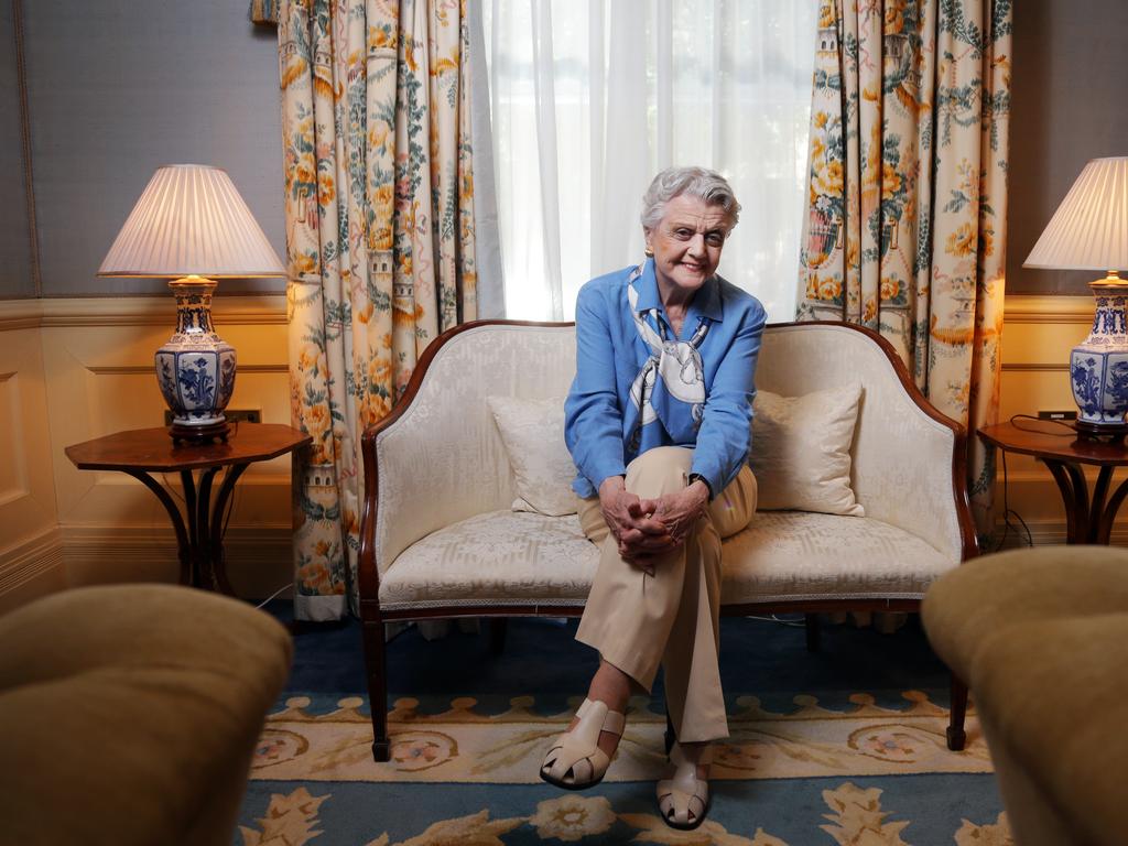 Legendary actress Dame Angela Lansbury during her time in Sydney for the musical Driving Miss Daisy.