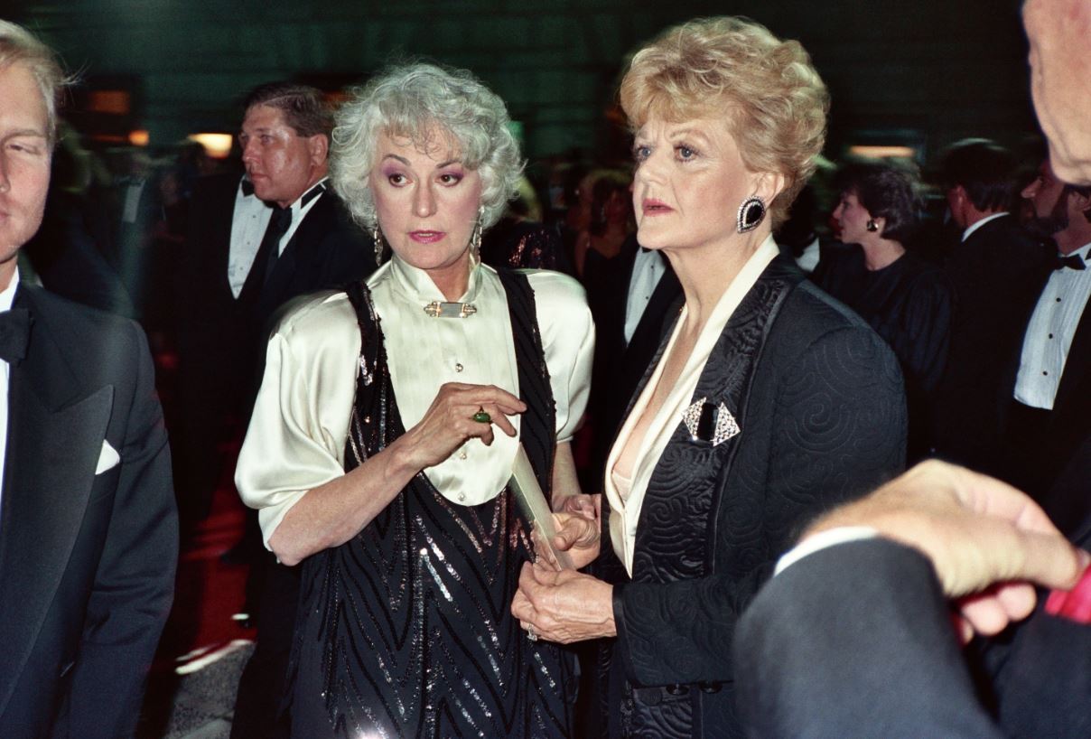 Beatrice Arthur from the Golden Girls and Angela Lansbury. Photo taken at the 41st Emmy Awards 9/17/89. Image author Alan Light.