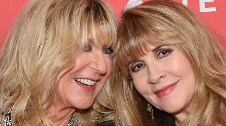 NEW YORK, NY - JANUARY 26: Honorees Christine McVie (L) and Stevie Nicks of music group Fleetwood Mac attend MusiCares Person of the Year honoring Fleetwood Mac at Radio City Music Hall on January 26, 2018 in New York City. (Photo by Dia Dipasupil/Getty Images )