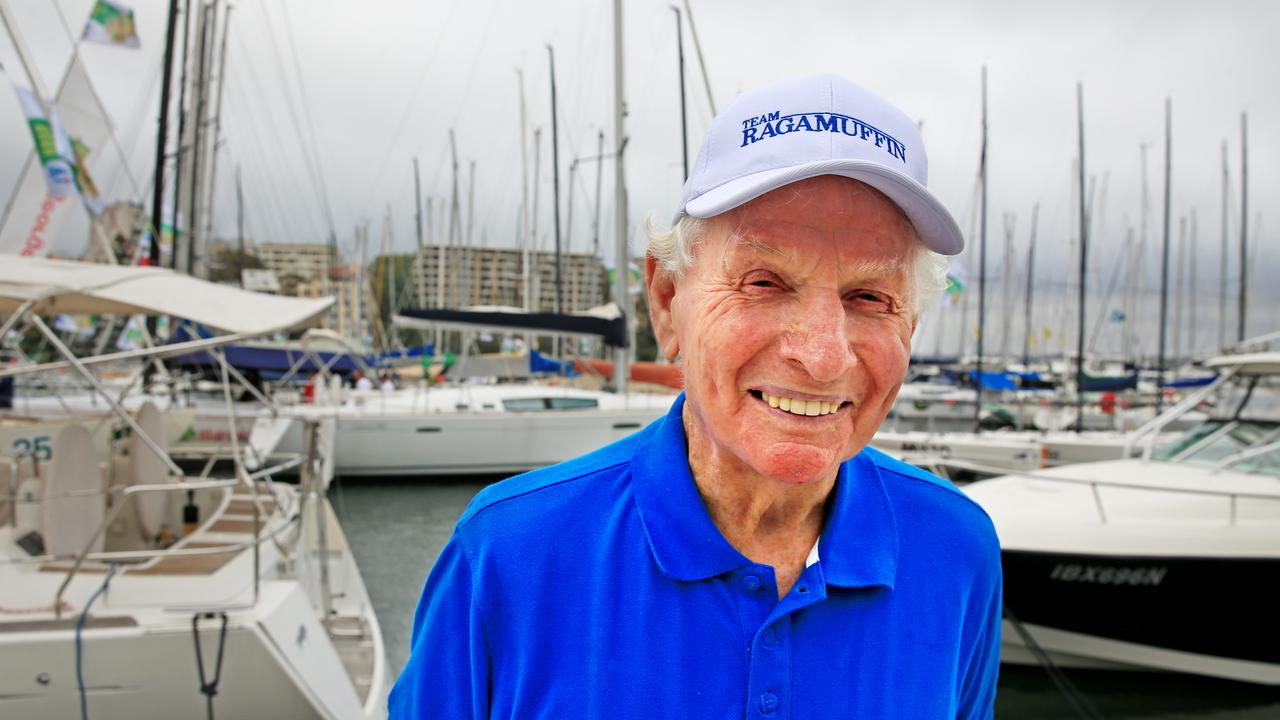 Syd Fischer went in his last Sydney to Hobart at age 88. Picture: Mark Evans