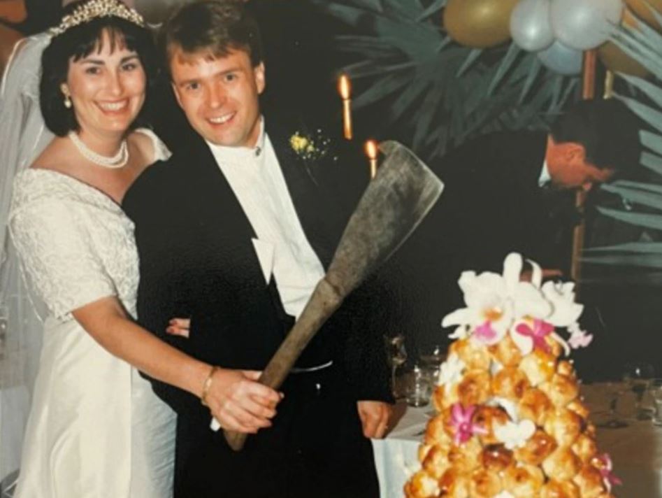 Andrew Gysberts and Maryanne Balanzategui first met in 1985, but after reacquainting eight years later, they wed.