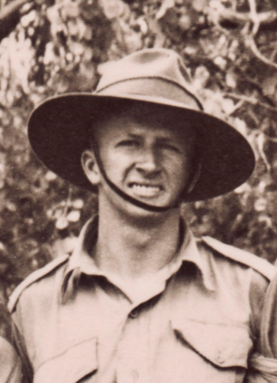Keith at Bonegilla army training camp, Victoria, 1941