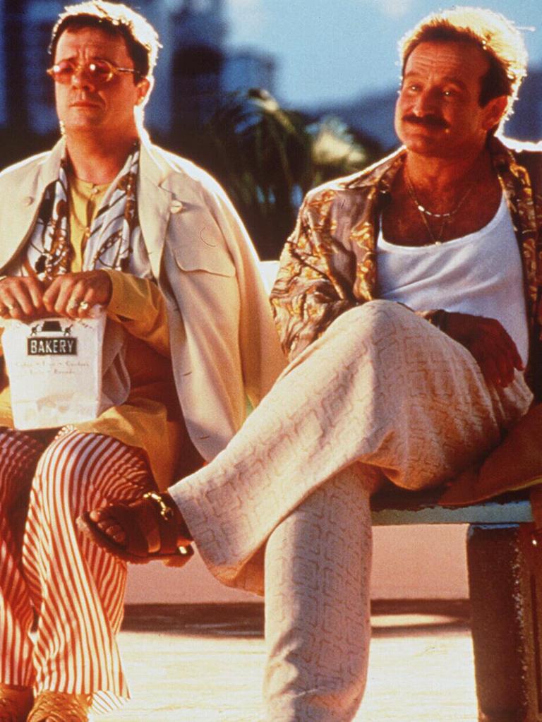 Nathan Lane with Robin Williams in 1996 comedy The Birdcage.