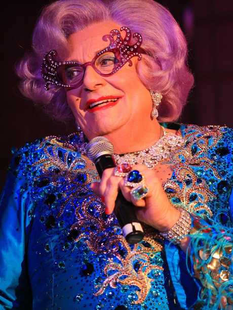 Dame Edna in her later years.