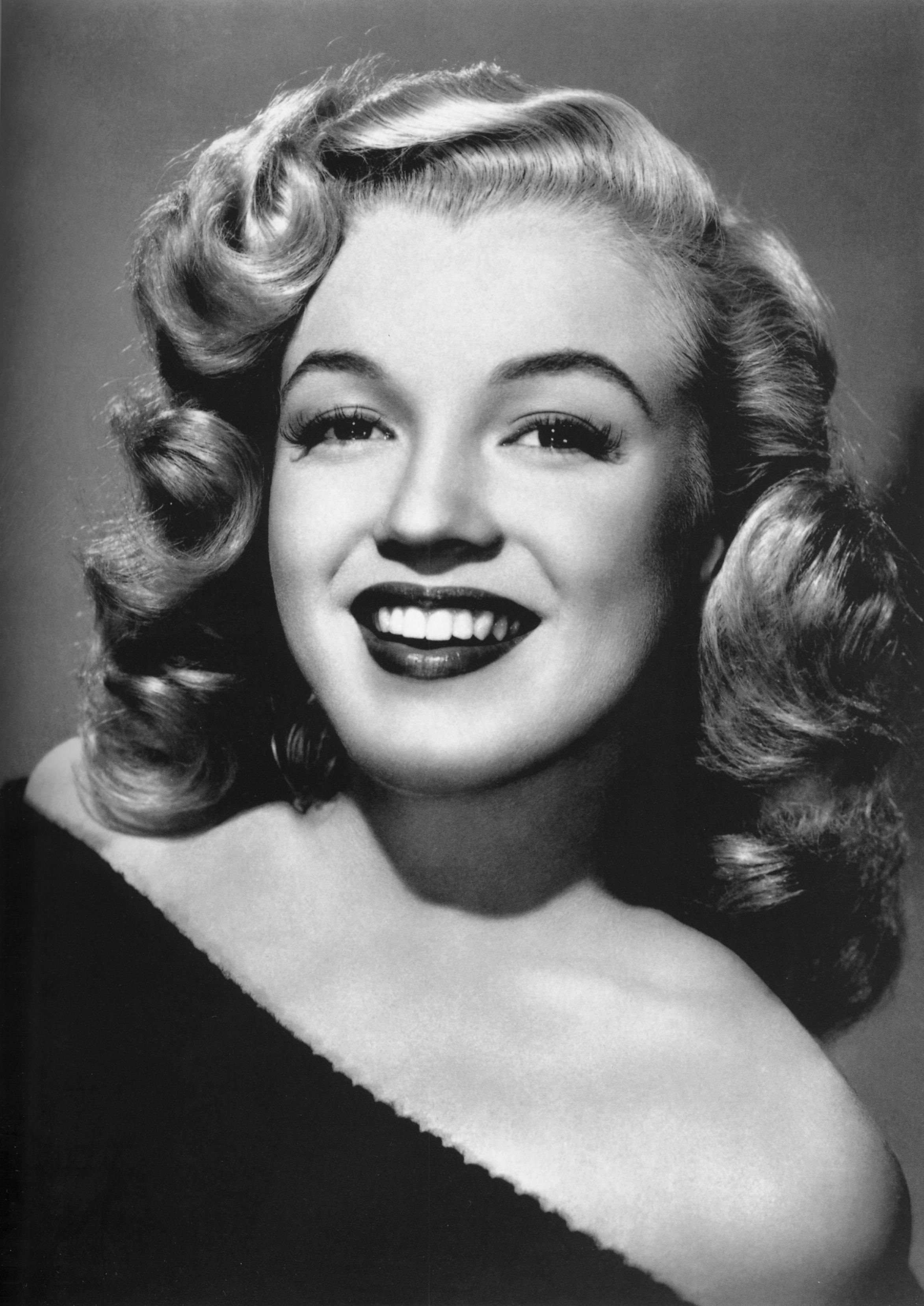 Portrait of young Marilyn Monroe 1950s