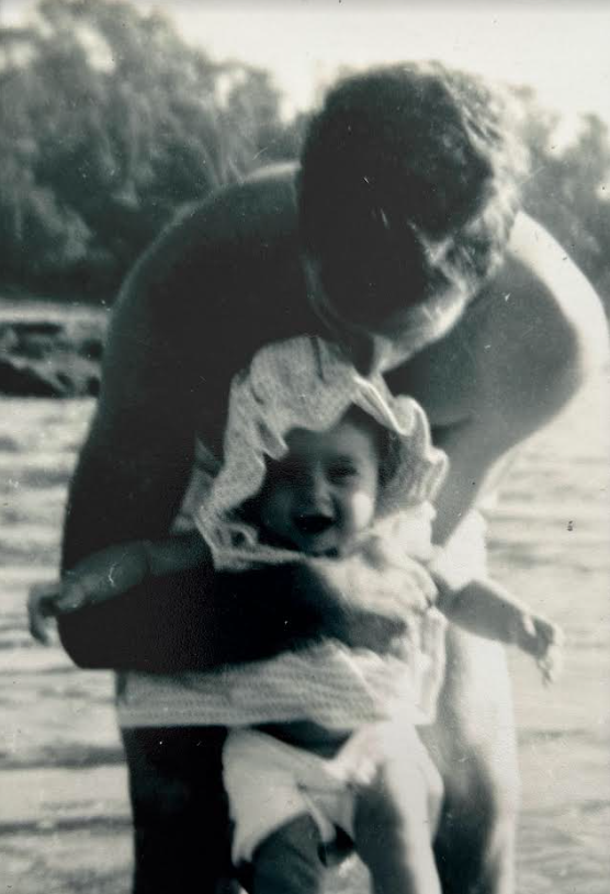 With Kerri Balmoral Beach 1966.