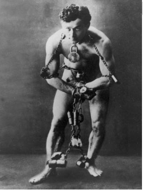 Celebrate the life of the legendary escape artist Harry Houdini. Picture: AP