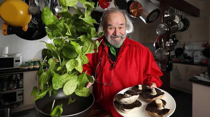 Mr Russell-Clarke was best known for his television cooking shows.
[Picture: Alex Coppel]