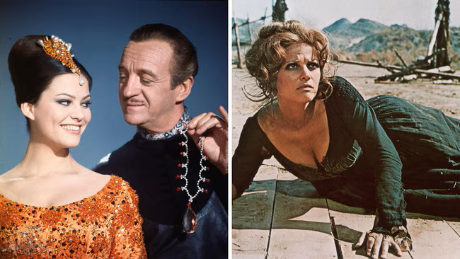 Cardinale starred alongside Peter Sellers in the 1963 comedy classic The Pink Panther and Once Upon a Time in the West. Picture: Getty