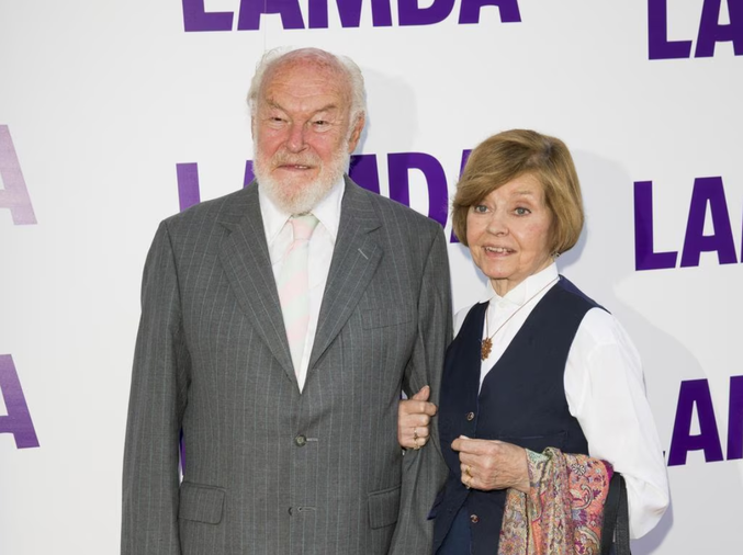 (Timothy West with his wife Prunella Scales. Picture: Getty.)