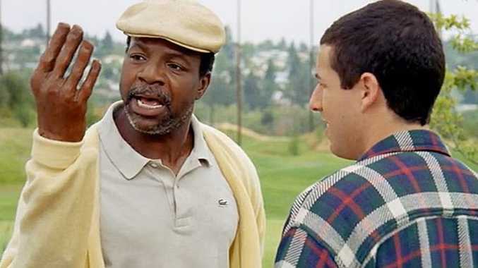 Weathers alongside Adam Sandler in Happy Gilmore - a fan-favourite role.

