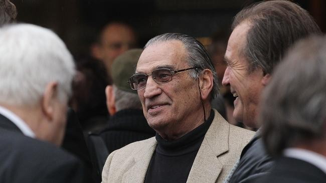 Actor Gerard Kennedy at the memorial service for Australian actor Bill Hunter at the Princess Theatre in 2011 in Melbourne, Australia. Picture- Hamish Blair-Getty Images