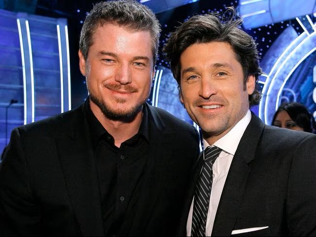 Eric Dane and Patrick Dempsey at the Annual People's Choice Awards in 2007. Picture- Vince Bucci-Getty Images for PCA