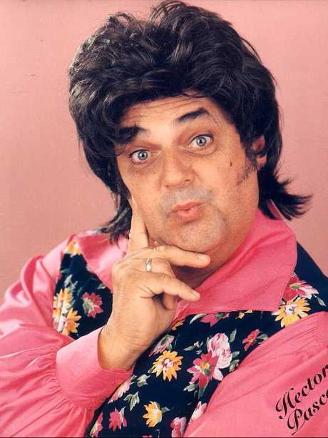 Dunn in costume as Hector Pascals in 1997. Picture- Supplied