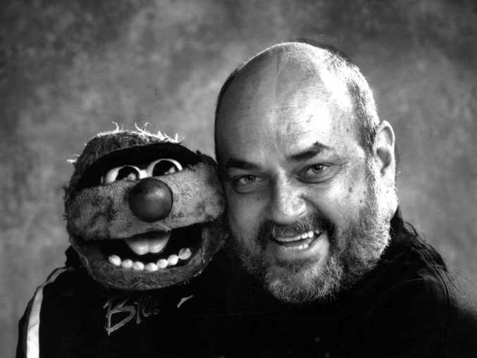Jamie Dunn and puppet Agro in 1995. Picture- Supplied